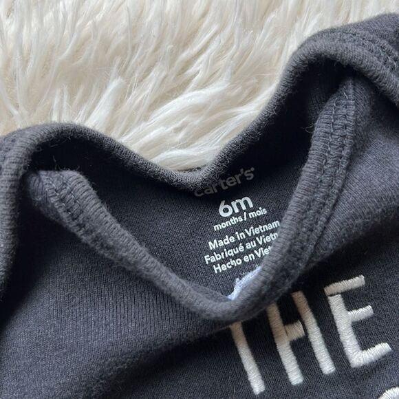 Carter’s ‘The Snuggle is Real’ Embroidered Long Sleeve Tshirt Top Shirt Size 6M - Picture 3 of 4